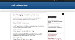 Desktop Screenshot of elektrotrend.com
