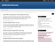 Tablet Screenshot of elektrotrend.com